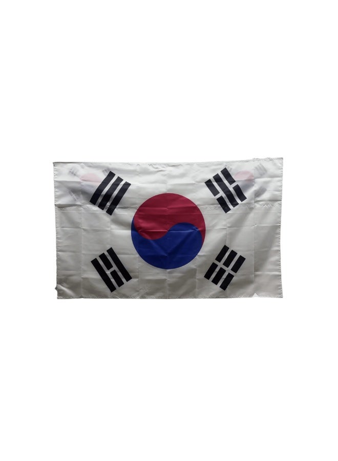 Stormflag Wearable South Korea Flag Cape - Ideal for Football Matches and Street Parties - Size 90x150cm (3x5 ft) - Image 1